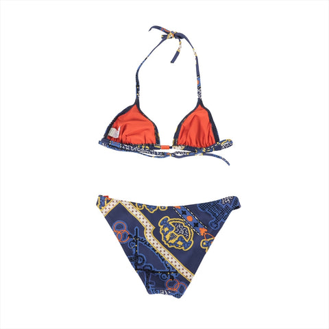 HERMES 24Stainless Steel Bikini 34 All-over Pattern setup multicolor WS16274