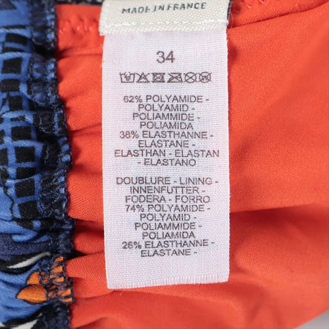 HERMES 24Stainless Steel Bikini 34 All-over Pattern setup multicolor WS16274