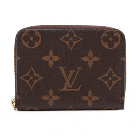 LOUIS VUITTON 2019 Monogram Zippy Coin Purse Compact Wallet Key holder  Brown WS16276