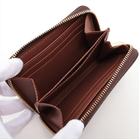 LOUIS VUITTON 2019 Monogram Zippy Coin Purse Compact Wallet Key holder  Brown WS16276