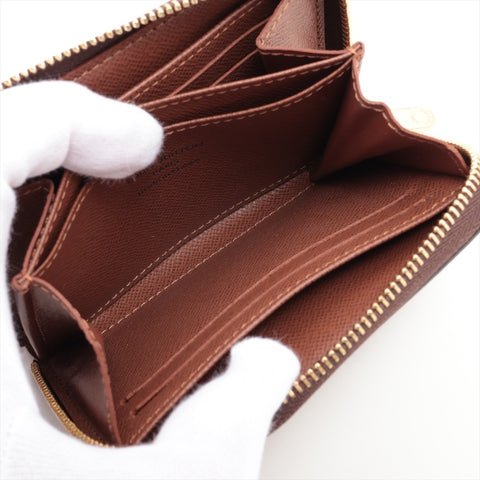 LOUIS VUITTON 2019 Monogram Zippy Coin Purse Compact Wallet Key holder  Brown WS16276