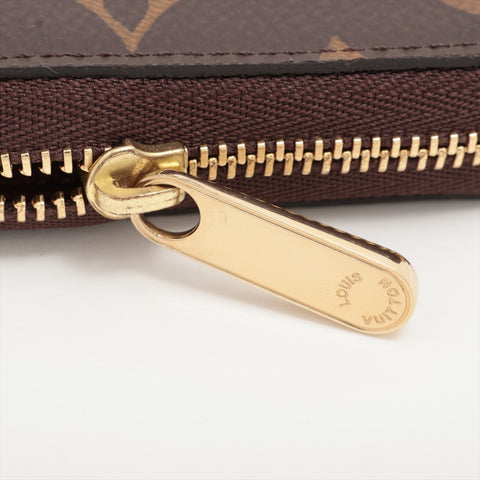 LOUIS VUITTON 2019 Monogram Zippy Coin Purse Compact Wallet Key holder  Brown WS16276