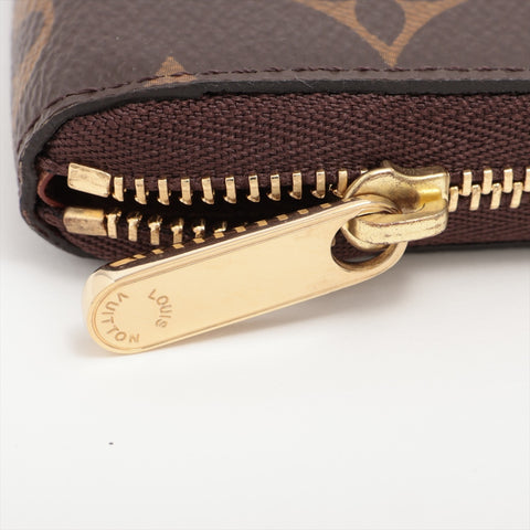 LOUIS VUITTON 2019 Monogram Zippy Coin Purse Compact Wallet Key holder  Brown WS16276