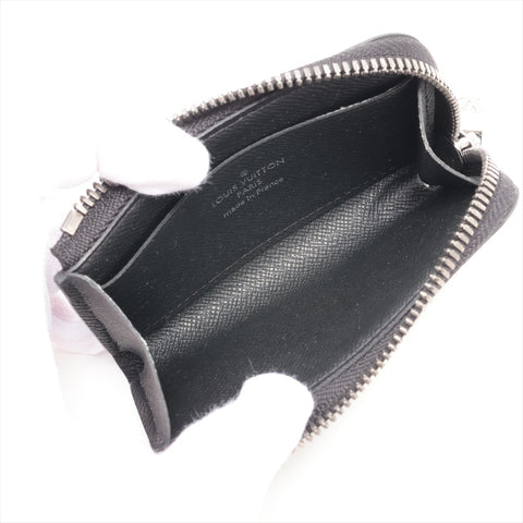 LOUIS VUITTON Monogram Eclipse Porte Monnaie Jour Card Case Coin case black WS16277
