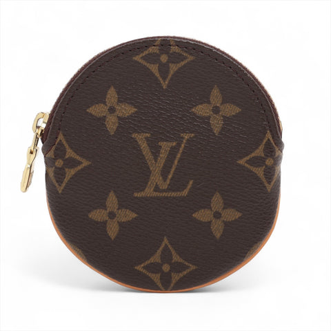 LOUIS VUITTON 2004 Monogram Porte Monnaie Long Coin case Brown WS16279
