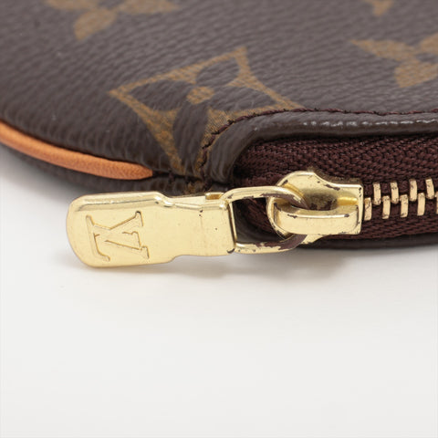 LOUIS VUITTON 2004 Monogram Porte Monnaie Long Coin case Brown WS16279