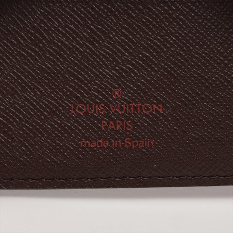 LOUIS VUITTON 2004 Damier Portefeuille Marco Bifold Wallet Brown WS16280