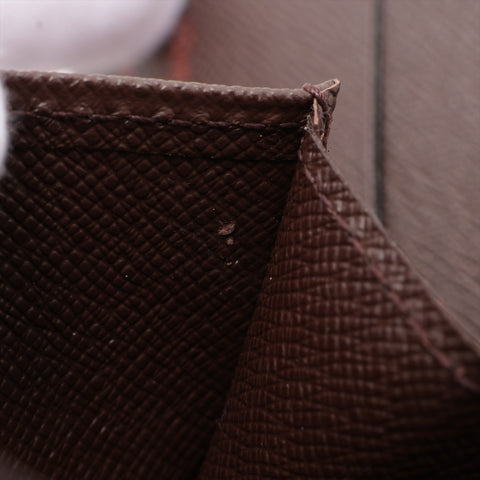 LOUIS VUITTON 2004 Damier Portefeuille Marco Bifold Wallet Brown WS16280