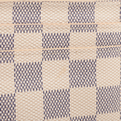 LOUIS VUITTON Azur Damier Portefeuille Sarah Purse Ivory Bifold Wallet Ivory WS16281