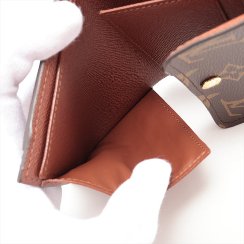 LOUIS VUITTON 2014 Monogram Portefeuille Anais Tri-fold wallet Brown WS16283
