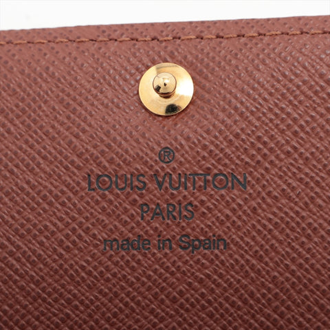 LOUIS VUITTON 2014 Monogram Portefeuille Anais Tri-fold wallet Brown WS16283