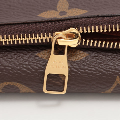 LOUIS VUITTON 2014 Monogram Portefeuille Anais Tri-fold wallet Brown WS16283