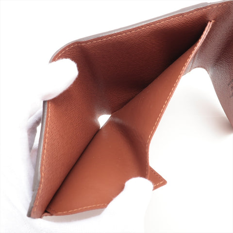LOUIS VUITTON 2014 Monogram Portefeuille Anais Tri-fold wallet Brown WS16283