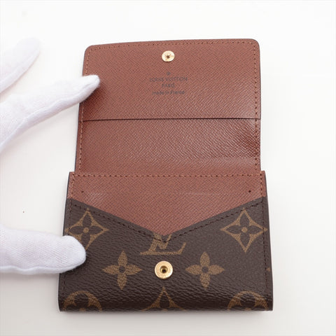 LOUIS VUITTON Monogram Annecy cult de Visit Card Case Brown WS16284