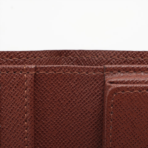 LOUIS VUITTON 2007 Monogram Portefeuille Magellan Bifold Wallet Brown WS16286