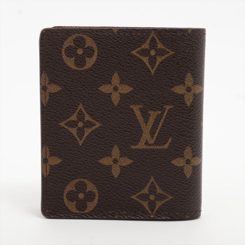 LOUIS VUITTON 2007 Monogram Portefeuille Magellan Bifold Wallet Brown WS16286