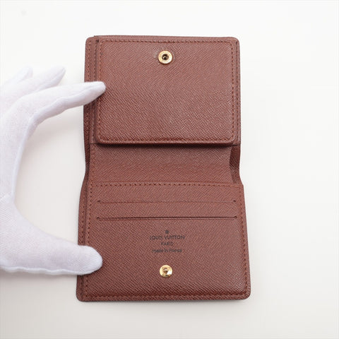 LOUIS VUITTON 2007 Monogram Portefeuille Magellan Bifold Wallet Brown WS16286