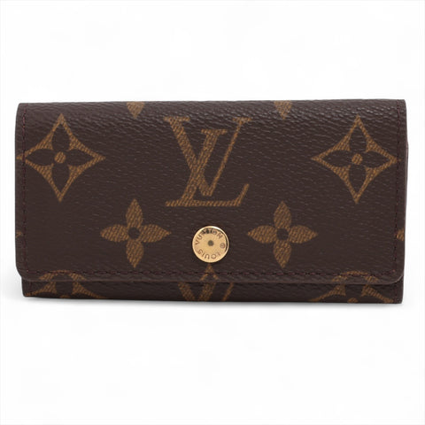 LOUIS VUITTON 2000 Multicles4 Monogram Key holder  Brown WS16287