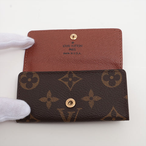 LOUIS VUITTON 2000 Multicles4 Monogram Key holder  Brown WS16287