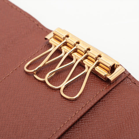 LOUIS VUITTON 2000 Multicles4 Monogram Key holder  Brown WS16287