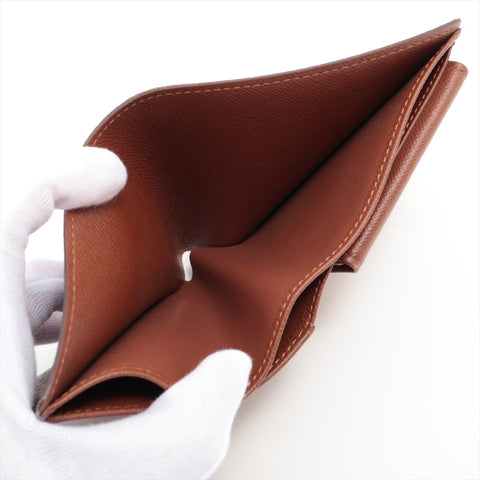 LOUIS VUITTON 2004 Monogram Porte Billets/Cartes Credit Monet Bifold Wallet Brown WS16289