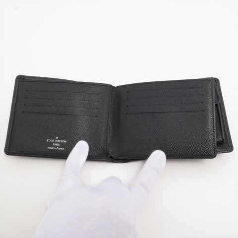 LOUIS VUITTON 2012 Taiga Ardoise Portefeuille Florin Bifold Wallet Ardoise Grey WS16290