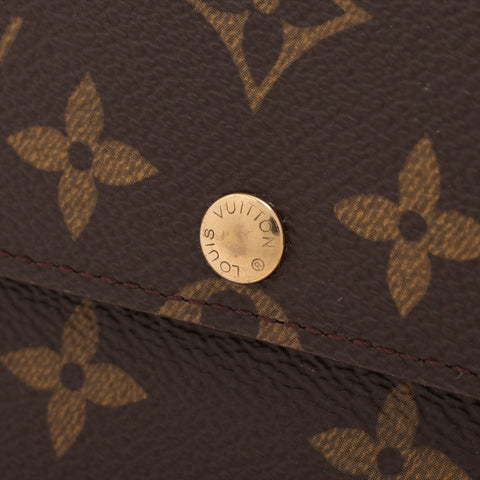 LOUIS VUITTON 1998 Monogram Porte Monnaie Credit Purse Brown WS16292