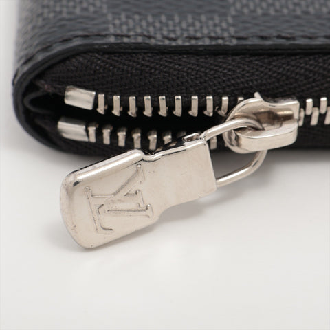 LOUIS VUITTON Damier Graphite Zippy Coin Purse Card Case Coin case black WS16295