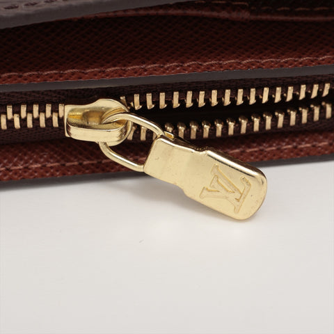 LOUIS VUITTON 2006 Monogram Compact Zip Bifold Wallet Brown WS16297