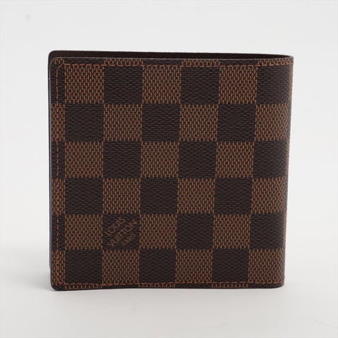 LOUIS VUITTON 2012 Damier Portefeuille Marco Bifold Wallet Brown WS16298