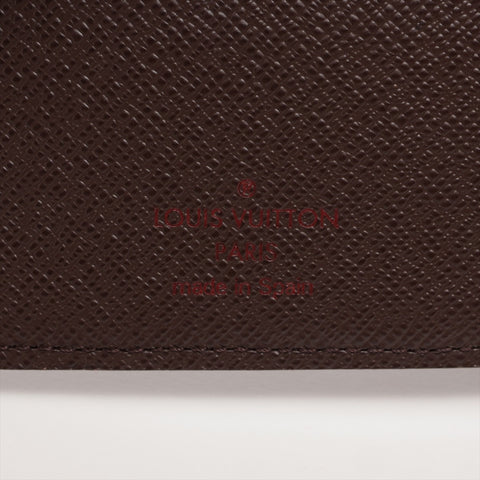 LOUIS VUITTON 2012 Damier Portefeuille Marco Bifold Wallet Brown WS16298