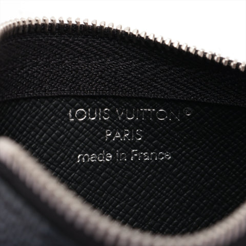 LOUIS VUITTON Damier Pochette Clé Coin Case (2024) Key holder black WS16300