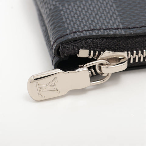 LOUIS VUITTON Damier Pochette Clé Coin Case (2024) Key holder black WS16300