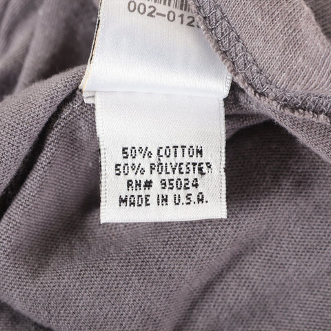 CHROME HEARTS 棉质V领印花十字短袖T恤 灰色 WS16304