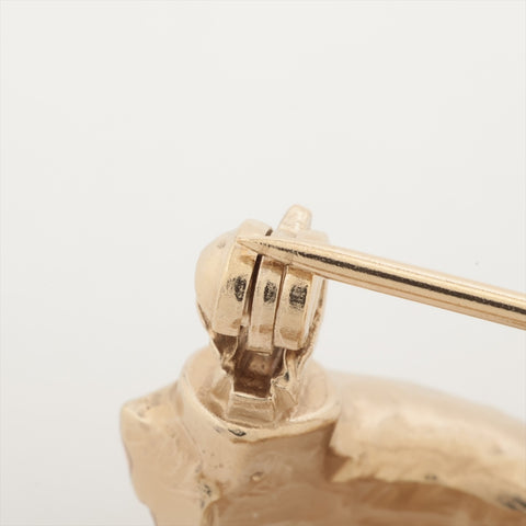 CHANEL B18C 2018 COCO Mark Brooch Gold x Pink WS16305