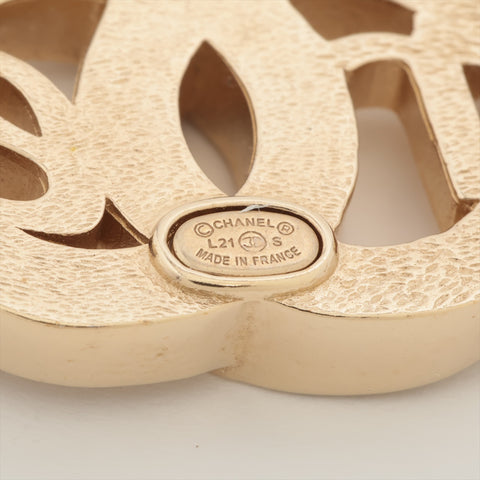 CHANEL L21S 2021 Forever COCO Mark Brooch gold WS16308