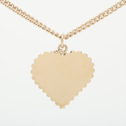 CHANEL 05P 2005 Heart COCO Mark Pendant Necklace gold WS16311