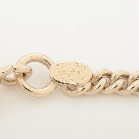 CHANEL 05P 2005 Heart COCO Mark Pendant Necklace gold WS16311