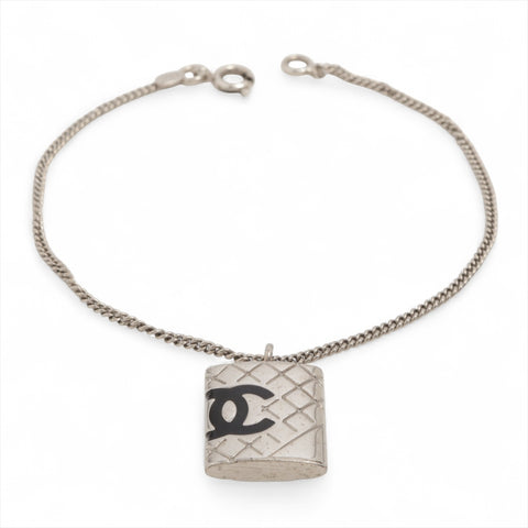 CHANEL 05C 2005 Cambon Line COCO Mark bracelet Silver WS16315