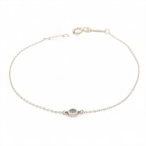 TIFFANY&Co. ByTheYard Aquamarine bracelet Silver WS16317