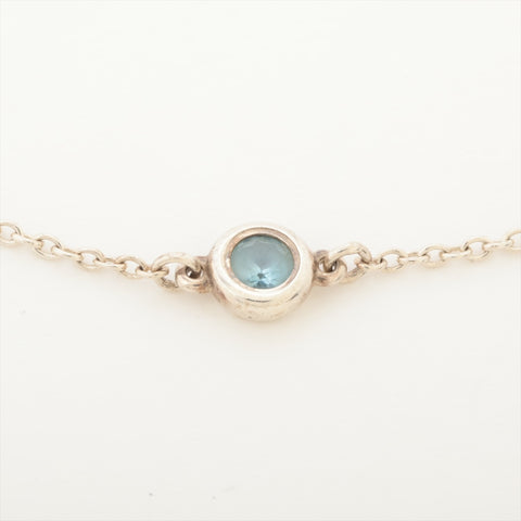 TIFFANY&Co. ByTheYard Aquamarine bracelet Silver WS16317