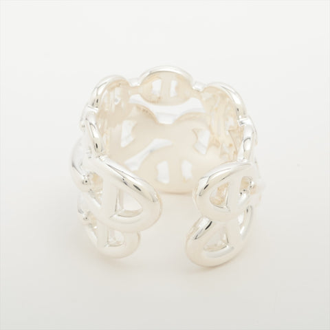HERMES Chaine d'Ancre Enchaine GM 925 2024 Size:53 Ring Silver WS16322