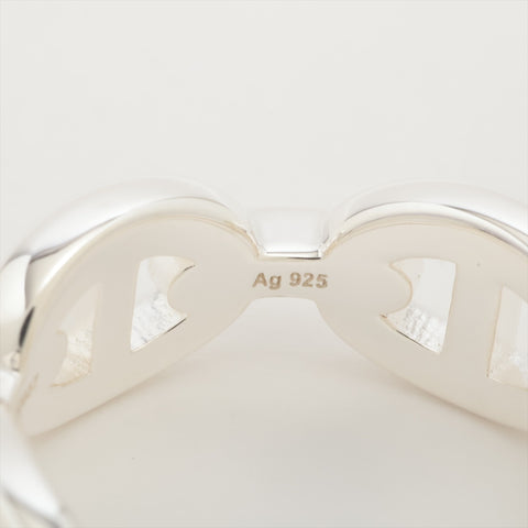 HERMES Chaine d'Ancre Enchaine 925 2025 Sie:55 Ring Silver WS16323