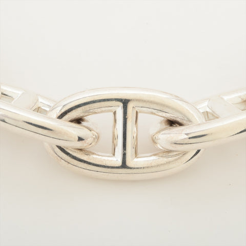 HERMES Chaine d'Ancre GM 925 12 frames bracelet Silver WS16329