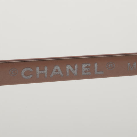 CHANEL Rimless Mini COCO Mark sunglasses Red WS16338