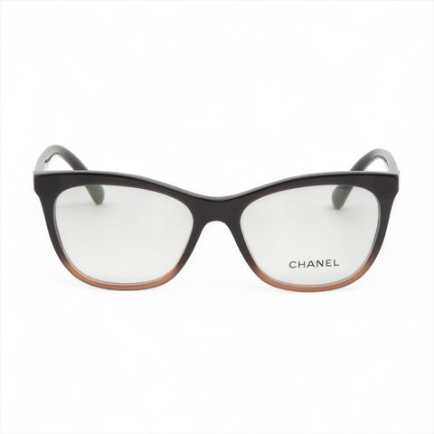 CHANEL Mini COCO Mark Glasses Black x beige WS16340