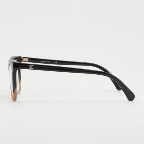 CHANEL Mini COCO Mark Glasses Black x beige WS16340