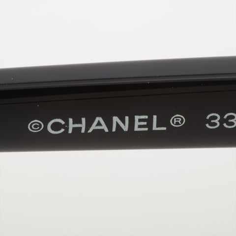CHANEL Mini COCO Mark Glasses Black x beige WS16340