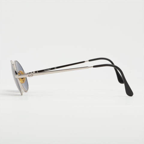 CHANEL Metal Round Frame sunglasses Silver WS16342