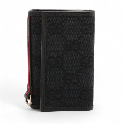 GUCCI GG Canvas Sherry Key holder black WS16343